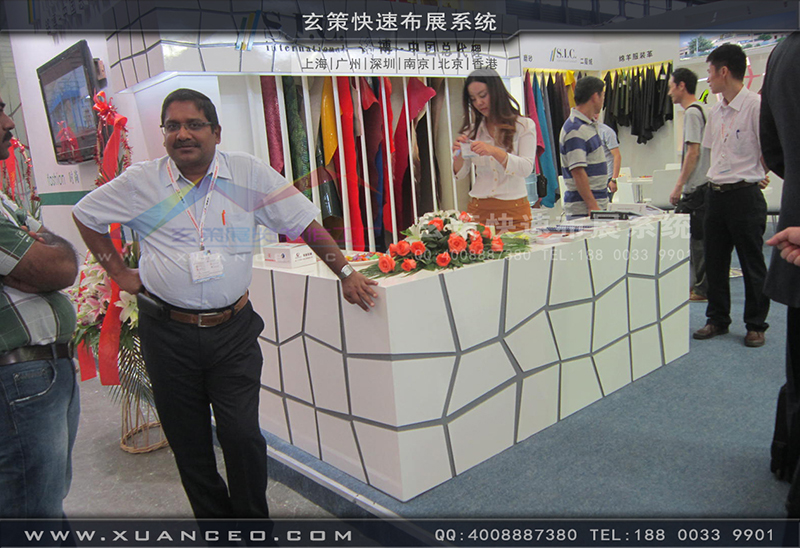 銘博&middot;SIC展台搭展-皮革展展台搭展-上海花火视频APP最新版本下载展覽工廠07